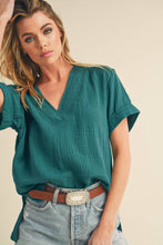 Load image into Gallery viewer, Trudie Top 4: Teal Top