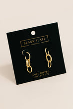 Load image into Gallery viewer, Gold Dipped Chain Drop Earrings: G