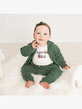 Load image into Gallery viewer, Baby kid lounge pants | basil green