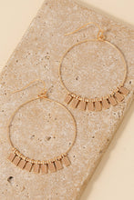 Load image into Gallery viewer, Epoxy Charms Hoop Dangle Earrings