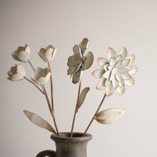 Load image into Gallery viewer, Abeline Antique White Metal Floral Stems