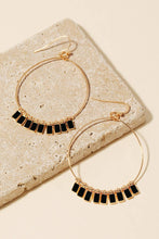 Load image into Gallery viewer, Epoxy Charms Hoop Dangle Earrings