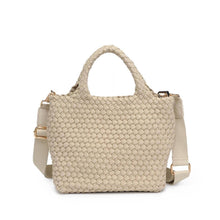 Load image into Gallery viewer, Sky's The Limit - Small Laced Up Eco-Edition Crossbody: Beige