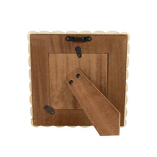 Load image into Gallery viewer, Emery 4x4 Photo Scallop Picture Frame White Bone