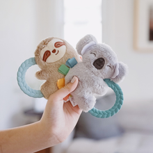 Load image into Gallery viewer, Ritzy Rattle Pal™ Plush Rattle Pal with Teether: