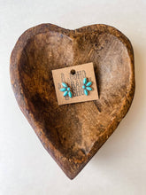 Load image into Gallery viewer, Western Turquoise Stud Earrings: