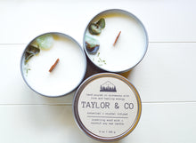Load image into Gallery viewer, TAYLOR AND CO - INTENTION CANDLE COLLECTION 8 OZ TIN
