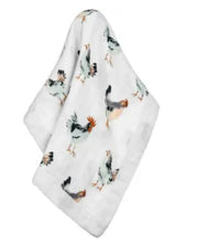 Load image into Gallery viewer, Milkbarn Mini Lovey Two Layer Muslin Security Blanket