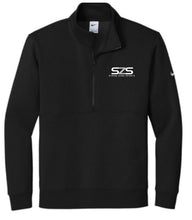 Load image into Gallery viewer, Strike Zone Sports NIke Club Fleece Swoosh 1/2 zip with embroidered logo