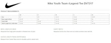 Load image into Gallery viewer, Strike Zone Sports YOUTH Nike Team Legend Tee