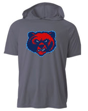 Load image into Gallery viewer, BEARS Baseball A4 Cooling Performance Short Sleeve Hooded Tee