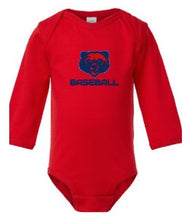 Load image into Gallery viewer, BEARS Baseball Rabbit Skins Baby onsie