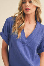 Load image into Gallery viewer, Trudie Top 4: Teal Top