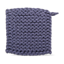 Load image into Gallery viewer, Crochet Trivet - Midnight Blue