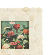 Load image into Gallery viewer, Emery 4x4 Photo Scallop Picture Frame White Bone