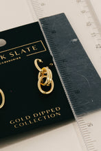Load image into Gallery viewer, Gold Dipped Chain Drop Earrings: G
