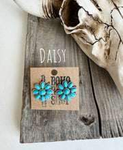 Load image into Gallery viewer, Western Turquoise Stud Earrings: