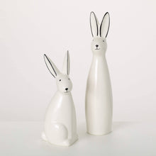 Load image into Gallery viewer, ABSTRACT PORCELAIN BUNNY SET 2