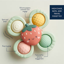 Load image into Gallery viewer, Itzy Pop & Whirl™ - Bath + Travel Toy: Strawberry