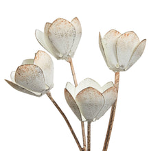 Load image into Gallery viewer, Abeline Antique White Metal Floral Stems