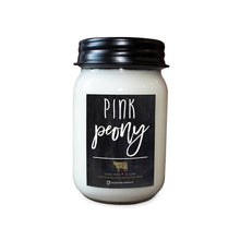 Load image into Gallery viewer, 13 oz Mason Jar Candle: Pink Peony