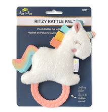 Load image into Gallery viewer, Ritzy Rattle Pal™ Plush Rattle Pal with Teether: