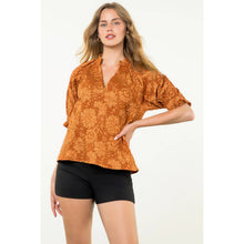 Load image into Gallery viewer, Short Sleeve Textured Top: TEAL