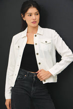 Load image into Gallery viewer, LIGHTWEIGHT LINEN BLEND BUTTONED JACKET
