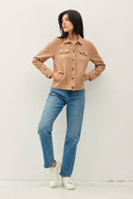 Load image into Gallery viewer, LIGHTWEIGHT LINEN BLEND BUTTONED JACKET
