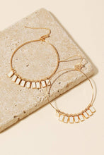 Load image into Gallery viewer, Epoxy Charms Hoop Dangle Earrings
