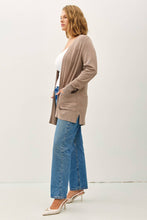 Load image into Gallery viewer, PLUS ESSENTIAL OPEN FRONT KNIT SWEATER CARDIGAN
