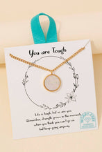 Load image into Gallery viewer, You Are Tough Pearl Pendant Necklace: G
