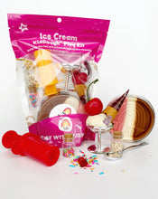 Load image into Gallery viewer, Ice Cream (Neapolitan) KidDough Play Kit
