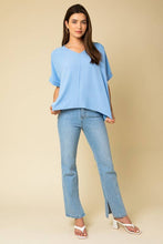 Load image into Gallery viewer, DOLMAN SLEEVE V-NECK TOP: Kelly Green
