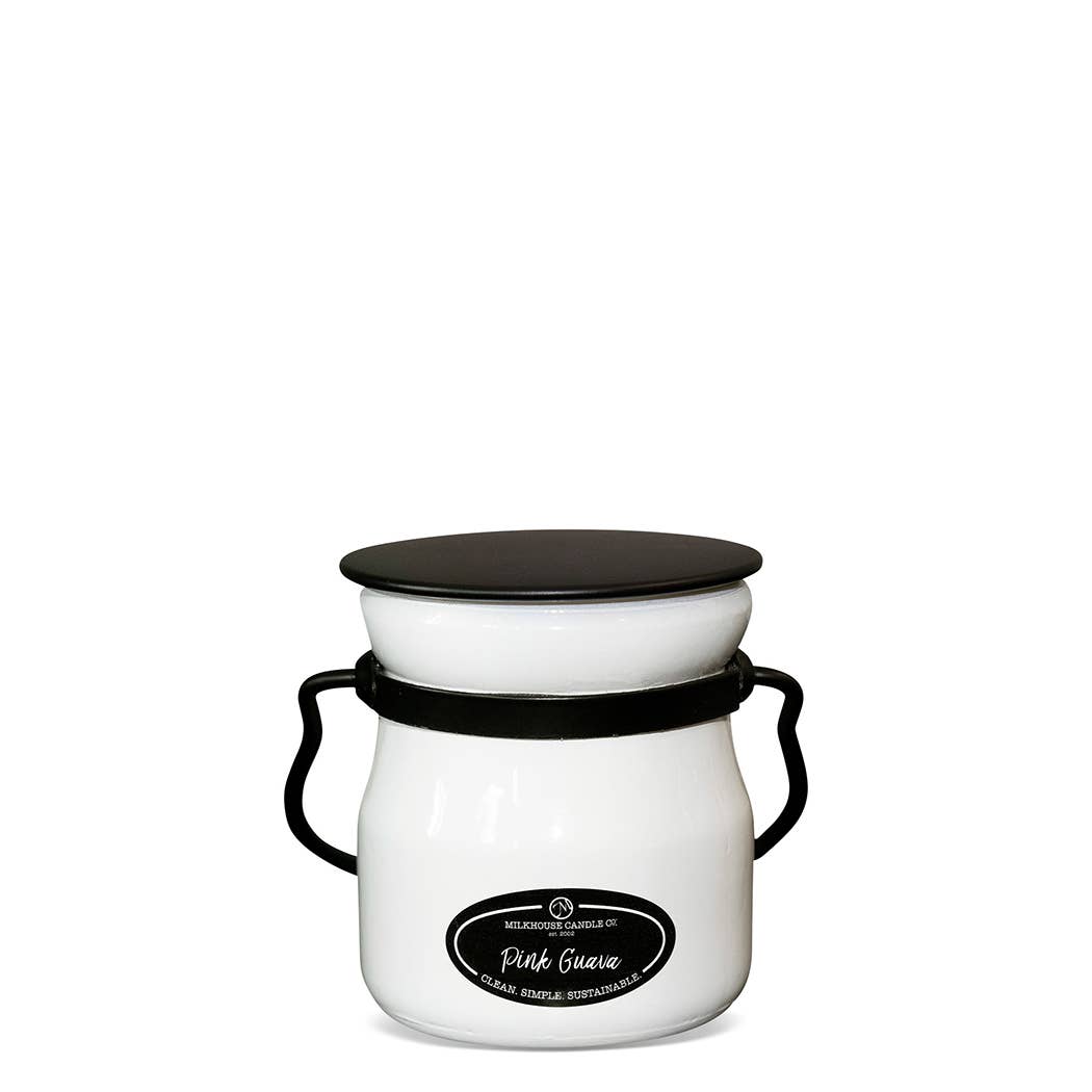 5 oz Cream Jar Candle: Pink Guava