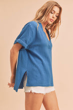 Load image into Gallery viewer, Trudie Top 4: Teal  Top
