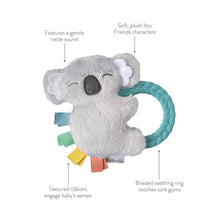 Load image into Gallery viewer, Ritzy Rattle Pal™ Plush Rattle Pal with Teether:
