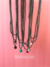 Load image into Gallery viewer, Multi Layered Necklace Navajo Bead Semi Stone Necklace
