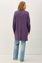 Load image into Gallery viewer, PLUS ESSENTIAL OPEN FRONT KNIT SWEATER CARDIGAN
