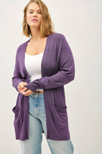 Load image into Gallery viewer, PLUS ESSENTIAL OPEN FRONT KNIT SWEATER CARDIGAN
