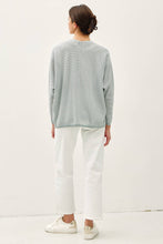 Load image into Gallery viewer, STRIPED DOLMAN SLEEVE OPEN CARDIGAN
