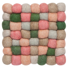 Load image into Gallery viewer, Nectar Recycled Wool Felt Dot Trivet
