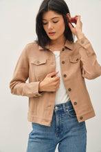 Load image into Gallery viewer, LIGHTWEIGHT LINEN BLEND BUTTONED JACKET
