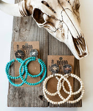 Load image into Gallery viewer, Western Round Bead Stud Post Earrings
