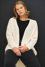 Load image into Gallery viewer, PLUS DOLMAN SLEEVE OPEN FRONT CARDIGAN: CAMEL
