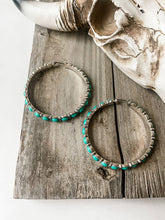 Load image into Gallery viewer, Western Navajo Hoop Earrings
