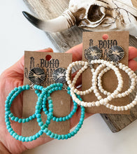 Load image into Gallery viewer, Western Round Bead Stud Post Earrings
