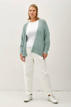 Load image into Gallery viewer, PLUS DOLMAN SLEEVE OPEN FRONT CARDIGAN: CAMEL
