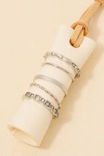 Load image into Gallery viewer, 5Pc Mixed Texture Band Rings Set:
