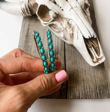 Load image into Gallery viewer, Western Navajo Hoop Earrings
